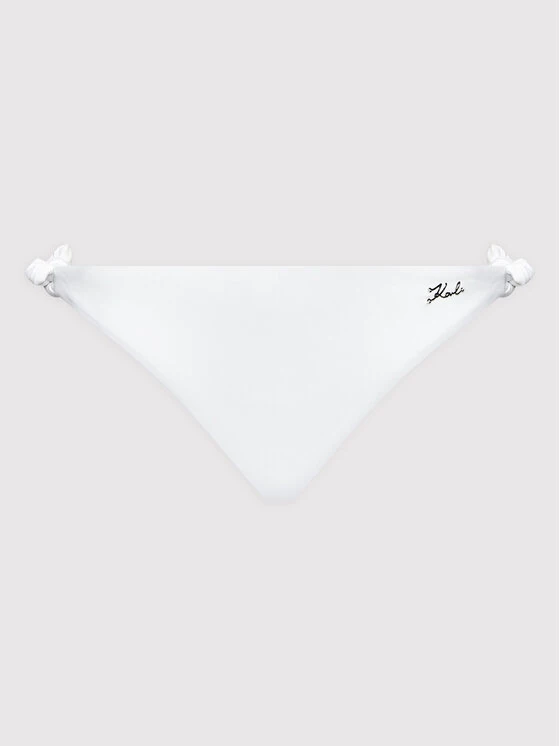 KARL LAGERFELD Γυναίκες Μπικίνι κάτω μέρος Printed Logo KL22WBT02 Λευκό Λευκό 3 KARL LAGERFELD Γυναίκες Μπικίνι κάτω μέρος Printed Logo KL22WBT02 Λευκό Λευκό - Image 3