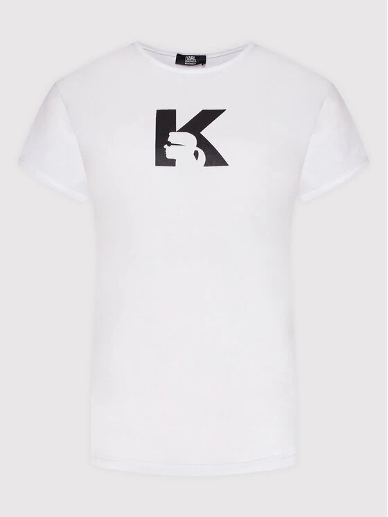 KARL LAGERFELD Γυναίκες T-shirts T-Shirt KL22WTS01 Λευκό Regular Fit Λευκό 5 KARL LAGERFELD Γυναίκες T-shirts T-Shirt KL22WTS01 Λευκό Regular Fit Λευκό - Image 5