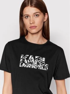 KARL LAGERFELD Γυναίκες T-shirts T-Shirt KL22WTS02 Μαύρο Regular Fit Μαύρο 8 KARL LAGERFELD Γυναίκες T-shirts T-Shirt KL22WTS02 Μαύρο Regular Fit Μαύρο -KARL LAGERFELD Κατάστημα unnamed file 3464