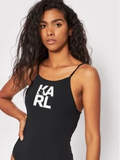 KARL LAGERFELD Γυναίκες Ολόσωμα Μαγιό Μαγιό Printed Logo KL22WOP01 Μαύρο Μαύρο -KARL LAGERFELD Κατάστημα unnamed file 3468