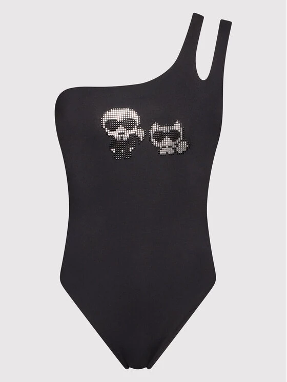 KARL LAGERFELD Γυναίκες Ολόσωμα Μαγιό Μαγιό Choupette KL22WOP02 Μαύρο Μαύρο 5 KARL LAGERFELD Γυναίκες Ολόσωμα Μαγιό Μαγιό Choupette KL22WOP02 Μαύρο Μαύρο - Image 5