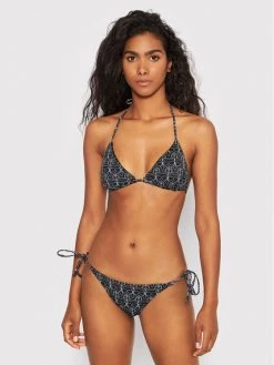 KARL LAGERFELD Γυναίκες Μπικίνι πάνω μέρος Ikonic All-Over KL22WTP13 Μαύρο Μαύρο