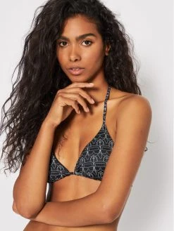 KARL LAGERFELD Γυναίκες Μπικίνι πάνω μέρος Ikonic All-Over KL22WTP13 Μαύρο Μαύρο -KARL LAGERFELD Κατάστημα unnamed file 3502