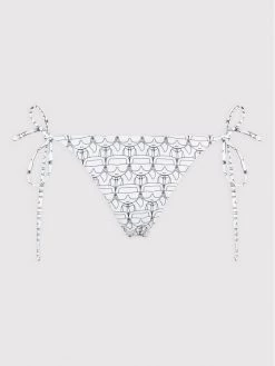 KARL LAGERFELD Γυναίκες Μπικίνι κάτω μέρος Ikonic All-Over KL22WBT13 Λευκό Λευκό -KARL LAGERFELD Κατάστημα unnamed file 3507