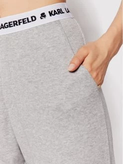 KARL LAGERFELD Γυναίκες Παντελόνια Πιτζάμας Παντελόνι πιτζάμας Logo 215W2182 Γκρι Γκρι -KARL LAGERFELD Κατάστημα unnamed file 352