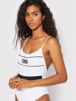 KARL LAGERFELD Γυναίκες Ολόσωμα Μαγιό Μαγιό KL22WOP05 Λευκό Λευκό -KARL LAGERFELD Κατάστημα unnamed file 3529