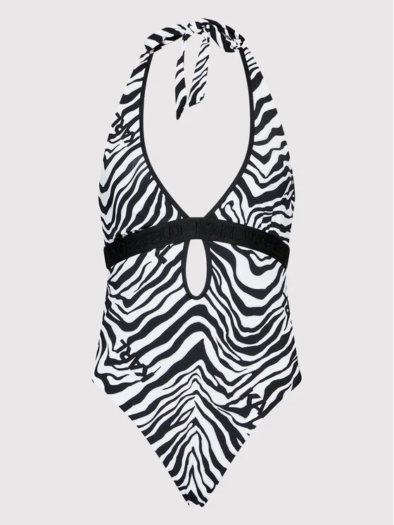 KARL LAGERFELD Γυναίκες Ολόσωμα Μαγιό Μαγιό Zebra KL22WOP15 Μαύρο Μαύρο 4 KARL LAGERFELD Γυναίκες Ολόσωμα Μαγιό Μαγιό Zebra KL22WOP15 Μαύρο Μαύρο - Image 4
