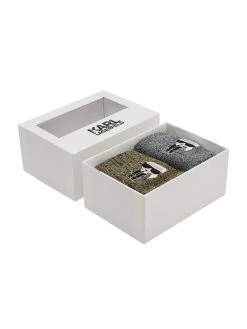 KARL LAGERFELD Γυναίκες Ψηλές Κάλτσες Σετ 2 ζευγάρια ψηλές κάλτσες γυναικείες 220W6002 Έγχρωμο Έγχρωμο