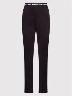 KARL LAGERFELD Γυναίκες Παντελόνια Πιτζάμας Παντελόνι πιτζάμας Logo 215W2182 Μαύρο Μαύρο -KARL LAGERFELD Κατάστημα unnamed file 358