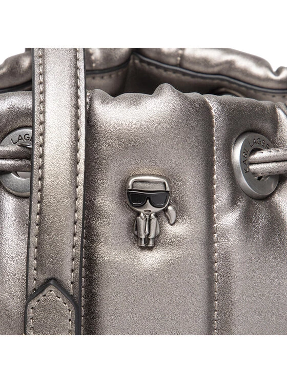 KARL LAGERFELD Γυναίκες Τσάντες Πουγκί Τσάντα 220W3045 Γκρι Γκρι 3 KARL LAGERFELD Γυναίκες Τσάντες Πουγκί Τσάντα 220W3045 Γκρι Γκρι - Image 3