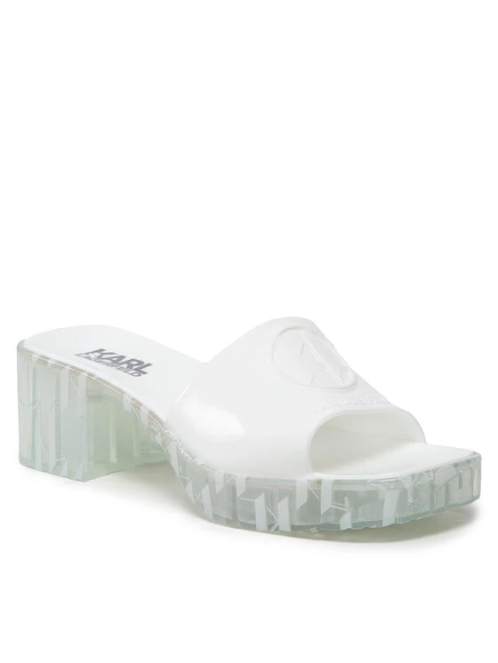 KARL LAGERFELD Γυναίκες Παντόφλες KL83005 Λευκό Λευκό 1 KARL LAGERFELD Γυναίκες Παντόφλες KL83005 Λευκό Λευκό