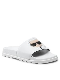 KARL LAGERFELD Γυναίκες Παντόφλες KL80975 Λευκό Λευκό