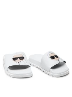 KARL LAGERFELD Γυναίκες Παντόφλες KL80975 Λευκό Λευκό -KARL LAGERFELD Κατάστημα unnamed file 3632