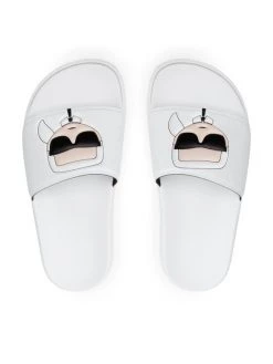 KARL LAGERFELD Γυναίκες Παντόφλες KL80975 Λευκό Λευκό -KARL LAGERFELD Κατάστημα unnamed file 3633