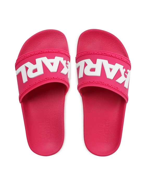 KARL LAGERFELD Γυναίκες Παντόφλες Karl Logo Slide KL80904 Ροζ Ροζ 6 KARL LAGERFELD Γυναίκες Παντόφλες Karl Logo Slide KL80904 Ροζ Ροζ - Image 6