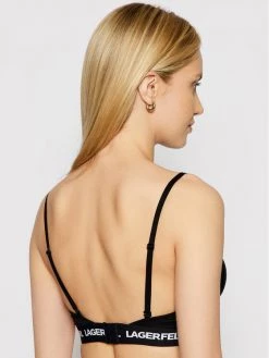 KARL LAGERFELD Γυναίκες Χωρίς Μπανέλα Σουτιέν Bralette Peephole Logo 211W2101 Μαύρο Μαύρο -KARL LAGERFELD Κατάστημα unnamed file 377