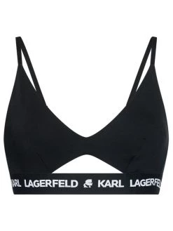 KARL LAGERFELD Γυναίκες Χωρίς Μπανέλα Σουτιέν Bralette Peephole Logo 211W2101 Μαύρο Μαύρο -KARL LAGERFELD Κατάστημα unnamed file 378