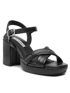 KARL LAGERFELD Γυναίκες Σανδάλια KL33011 Μαύρο Μαύρο