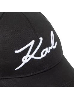 KARL LAGERFELD Άνδρες Καπέλα Μπέιζμπολ Καπέλο Jockey 205W3405 Μαύρο Μαύρο -KARL LAGERFELD Κατάστημα unnamed file 38