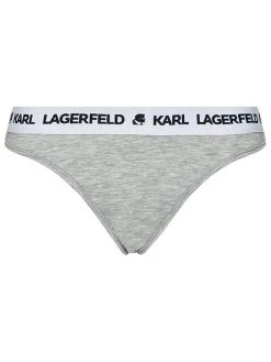 KARL LAGERFELD Γυναίκες Στρίνγκ Logo 211W2110 Γκρι Γκρι -KARL LAGERFELD Κατάστημα unnamed file 382