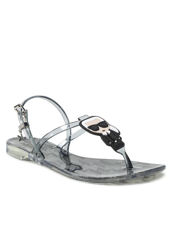 KARL LAGERFELD Γυναίκες Σανδάλια KL80002M Γκρι Γκρι 1 KARL LAGERFELD Γυναίκες Σανδάλια KL80002M Γκρι Γκρι