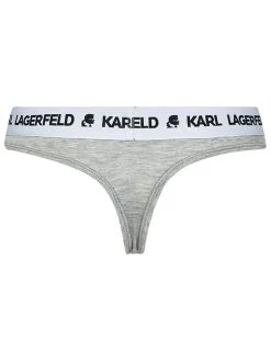 KARL LAGERFELD Γυναίκες Στρίνγκ Logo 211W2110 Γκρι Γκρι -KARL LAGERFELD Κατάστημα unnamed file 383