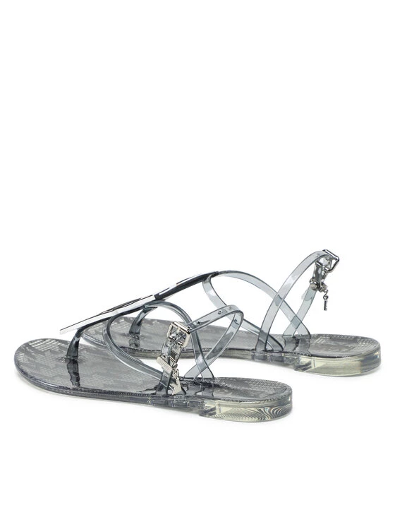 KARL LAGERFELD Γυναίκες Σανδάλια KL80002M Γκρι Γκρι 3 KARL LAGERFELD Γυναίκες Σανδάλια KL80002M Γκρι Γκρι - Image 3