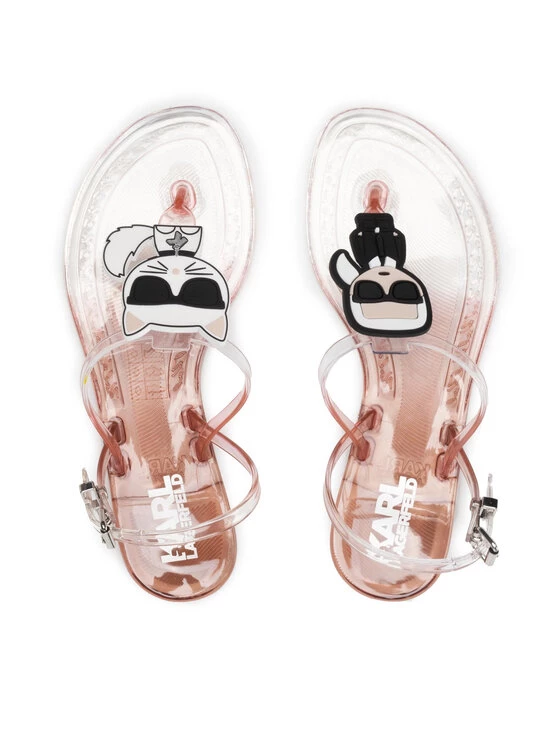 KARL LAGERFELD Γυναίκες Σανδάλια KL80002A Ροζ Ροζ 6 KARL LAGERFELD Γυναίκες Σανδάλια KL80002A Ροζ Ροζ - Image 6