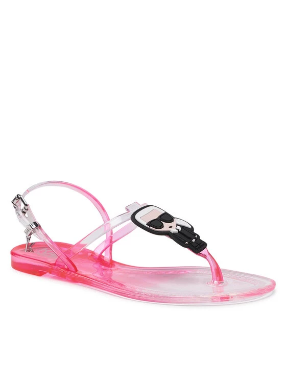 KARL LAGERFELD Γυναίκες Σανδάλια KL80002A Λευκό Ροζ 1 KARL LAGERFELD Γυναίκες Σανδάλια KL80002A Λευκό Ροζ