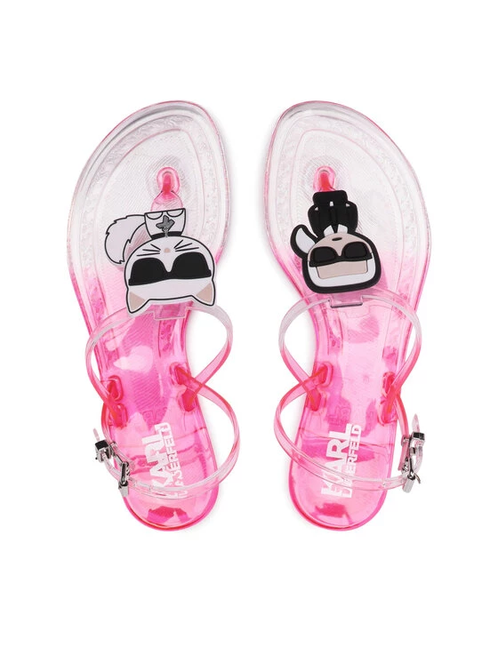 KARL LAGERFELD Γυναίκες Σανδάλια KL80002A Λευκό Ροζ 6 KARL LAGERFELD Γυναίκες Σανδάλια KL80002A Λευκό Ροζ - Image 6