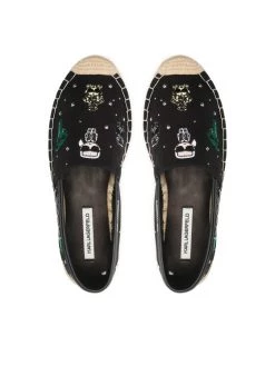 KARL LAGERFELD Γυναίκες Κλειστά Παπούτσια Εσπαντρίγιες KL80124 Μαύρο Μαύρο -KARL LAGERFELD Κατάστημα unnamed file 3857