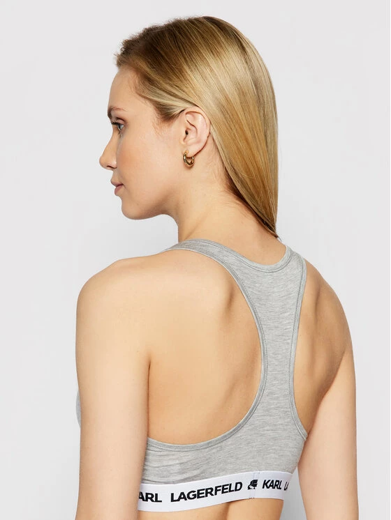 KARL LAGERFELD Γυναίκες Χωρίς Μπανέλα Σουτιέν τοπ Logo 211W2102 Γκρι Γκρι 3 KARL LAGERFELD Γυναίκες Χωρίς Μπανέλα Σουτιέν τοπ Logo 211W2102 Γκρι Γκρι - Image 3