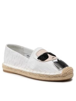 KARL LAGERFELD Γυναίκες Κλειστά Παπούτσια Εσπαντρίγιες KL80121 Λευκό Λευκό