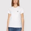 KARL LAGERFELD Γυναίκες T-shirts T-Shirt Ikonik Mini Choupette Rhinestone 216W1730 Λευκό Regular Fit Λευκό