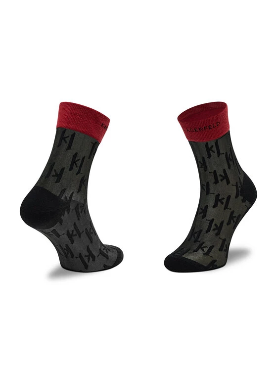 KARL LAGERFELD Γυναίκες Ψηλές Κάλτσες Σετ 2 ζευγάρια ψηλές κάλτσες γυναικείες 216W6003 Μαύρο Μαύρο 3 KARL LAGERFELD Γυναίκες Ψηλές Κάλτσες Σετ 2 ζευγάρια ψηλές κάλτσες γυναικείες 216W6003 Μαύρο Μαύρο - Image 3