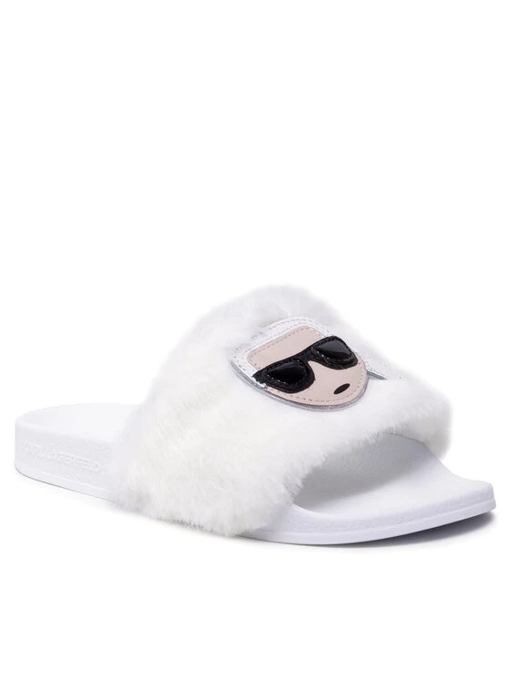 KARL LAGERFELD Γυναίκες Παντόφλες KL80911 Λευκό Λευκό 1 KARL LAGERFELD Γυναίκες Παντόφλες KL80911 Λευκό Λευκό