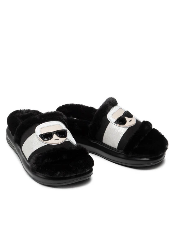 KARL LAGERFELD Γυναίκες Παντόφλες KL44502 Μαύρο Μαύρο 5 KARL LAGERFELD Γυναίκες Παντόφλες KL44502 Μαύρο Μαύρο - Image 5