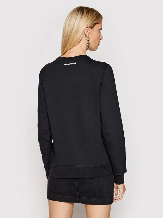 KARL LAGERFELD Γυναίκες Μπλούζες Μπλούζα Ikonik 210W1820 Μαύρο Regular Fit Μαύρο 3 KARL LAGERFELD Γυναίκες Μπλούζες Μπλούζα Ikonik 210W1820 Μαύρο Regular Fit Μαύρο - Image 3