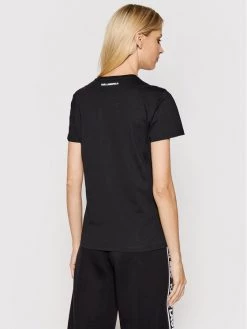 KARL LAGERFELD Γυναίκες T-shirts T-Shirt Ikonik Choupette 210W1723 Μαύρο Regular Fit Μαύρο -KARL LAGERFELD Κατάστημα unnamed file 4018