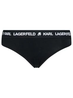 KARL LAGERFELD Γυναίκες Κλασικά Σλιπ Σλιπ κλασικά Logo Hipsters 211W2106 Μαύρο Μαύρο -KARL LAGERFELD Κατάστημα unnamed file 404