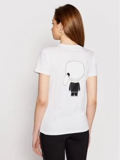 KARL LAGERFELD Γυναίκες T-shirts T-Shirt Ikonik Karl 210W1721 Λευκό Regular Fit Λευκό -KARL LAGERFELD Κατάστημα unnamed file 4048