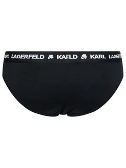 KARL LAGERFELD Γυναίκες Κλασικά Σλιπ Σλιπ κλασικά Logo Hipsters 211W2106 Μαύρο Μαύρο -KARL LAGERFELD Κατάστημα unnamed file 405