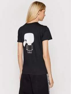 KARL LAGERFELD Γυναίκες T-shirts T-Shirt Ikonik Karl 210W1721 Μαύρο Regular Fit Μαύρο -KARL LAGERFELD Κατάστημα unnamed file 4053