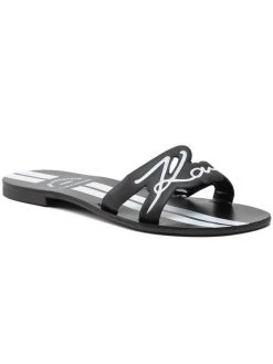 KARL LAGERFELD Γυναίκες Παντόφλες KL80480 Μαύρο Μαύρο