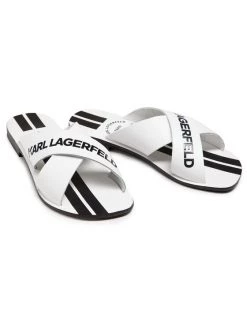 KARL LAGERFELD Γυναίκες Παντόφλες KL80484 Λευκό Λευκό -KARL LAGERFELD Κατάστημα unnamed file 4084