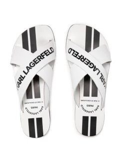 KARL LAGERFELD Γυναίκες Παντόφλες KL80484 Λευκό Λευκό -KARL LAGERFELD Κατάστημα unnamed file 4085