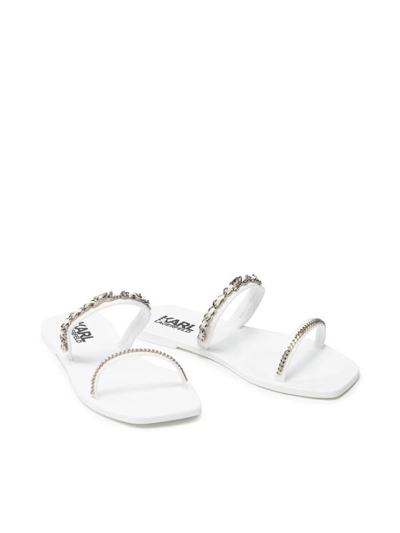 KARL LAGERFELD Γυναίκες Παντόφλες KL80004 Λευκό Λευκό 5 KARL LAGERFELD Γυναίκες Παντόφλες KL80004 Λευκό Λευκό - Image 5