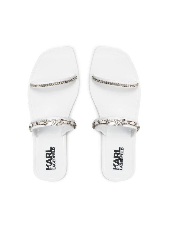 KARL LAGERFELD Γυναίκες Παντόφλες KL80004 Λευκό Λευκό 6 KARL LAGERFELD Γυναίκες Παντόφλες KL80004 Λευκό Λευκό - Image 6