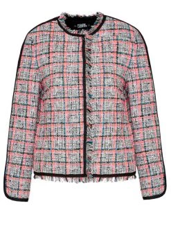 KARL LAGERFELD Γυναίκες Σακάκια & Μπλέιζερ Μπλέιζερ Summer Boucle 211W1402 Γκρι Straight Fit Γκρι 9 KARL LAGERFELD Γυναίκες Σακάκια & Μπλέιζερ Μπλέιζερ Summer Boucle 211W1402 Γκρι Straight Fit Γκρι -KARL LAGERFELD Κατάστημα unnamed file 410