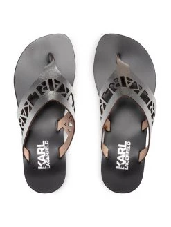 KARL LAGERFELD Γυναίκες Σαγιονάρες KL80409 Ασημί Ασημί -KARL LAGERFELD Κατάστημα unnamed file 4109